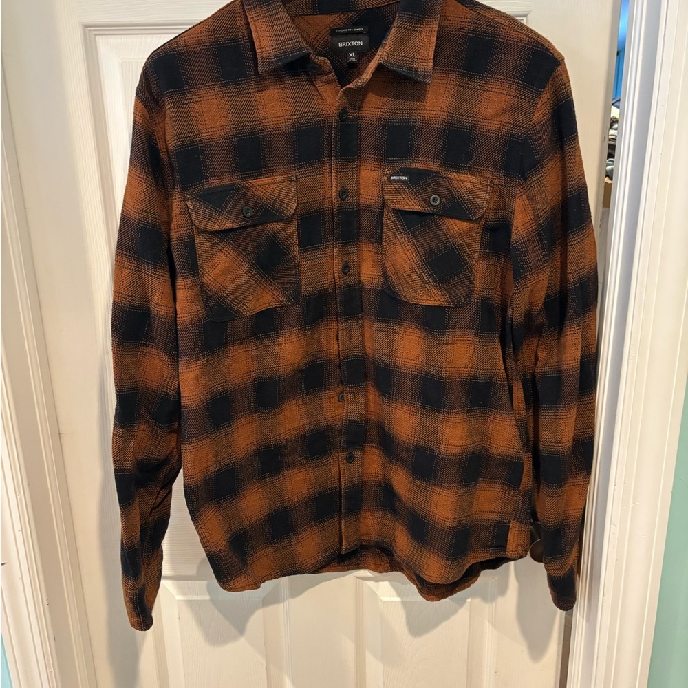 Brixton Button-Up Flannel Shirt